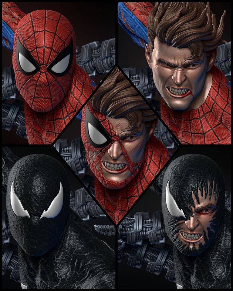 แชร์ภาพต้นแบบซีจีงานปั้น Spider-Man งาม ๆ