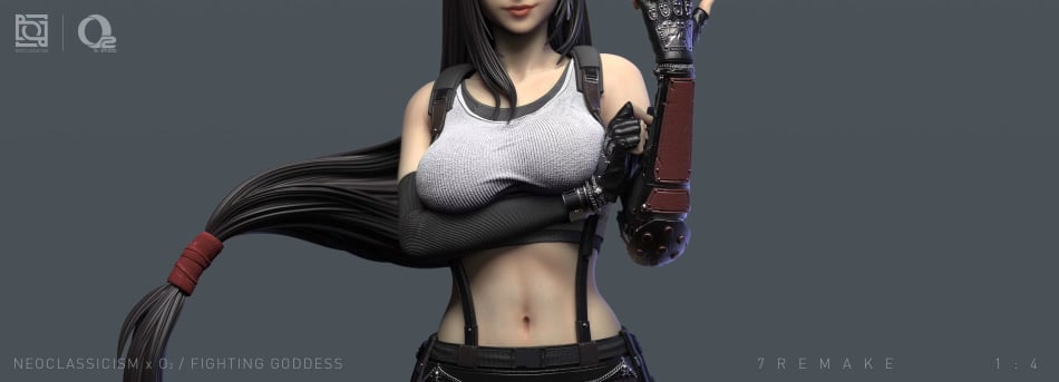 ทีเซอร์ใหม่ของงานปั้น Tifa จาก NEOCLASSICISM x O2