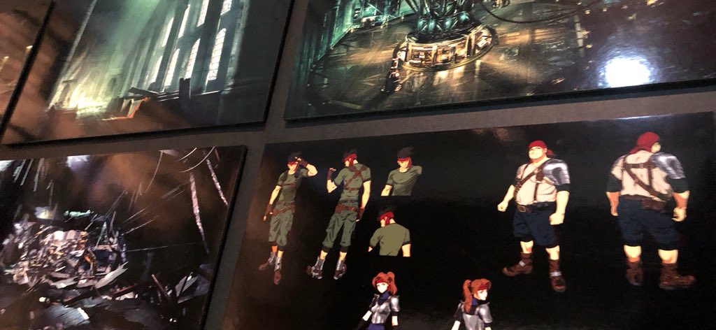 แง้มภาพคอนเซ็ปต์อาร์ตของเกม Final Fantasy VII Remake ในงาน Final Fantasy 30th Anniversary Exhibition