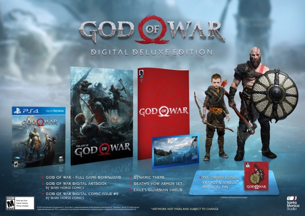 จัดหนัก กับชุดสะสมพร้อมฟิกเกอร์ที่จะแถมมาพร้อมกันกับเกม God of War ที่จะขายเดือนเมษายนนี้