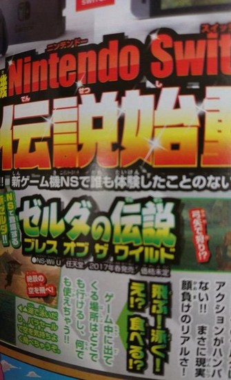 เกมส์ The Legend of Zelda: Breath of the Wild จะจำหน่ายบนเครื่อง Wii U และ Switch ช่วงฤดูใบไม้ผลิ