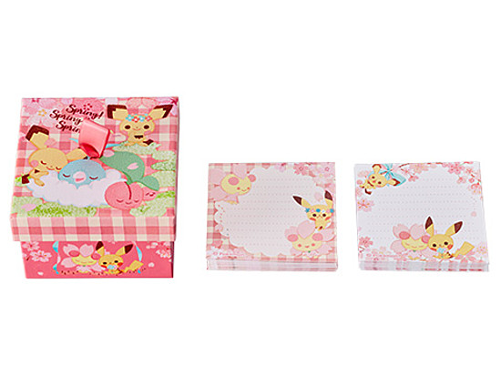 สินค้าโปเกมอนที่เตรียมวางจำหน่ายสำหรับเทศกาลดอกซากุระในญี่ปุ่น