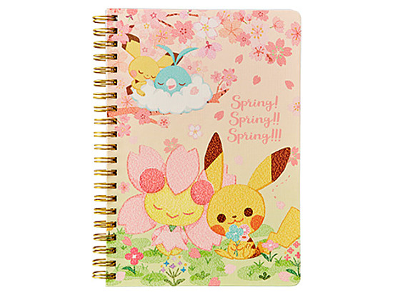 สินค้าโปเกมอนที่เตรียมวางจำหน่ายสำหรับเทศกาลดอกซากุระในญี่ปุ่น