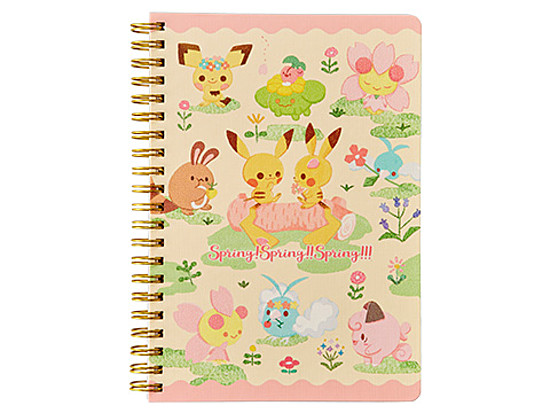 สินค้าโปเกมอนที่เตรียมวางจำหน่ายสำหรับเทศกาลดอกซากุระในญี่ปุ่น