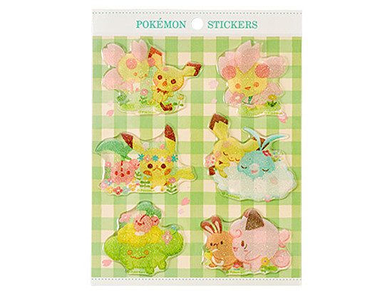 สินค้าโปเกมอนที่เตรียมวางจำหน่ายสำหรับเทศกาลดอกซากุระในญี่ปุ่น