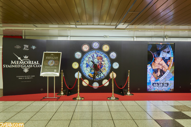 ไปชมงาน Kingdom Heart Memorial Stained Glass Clock ที่สถานีรถไฟชินจูกุ