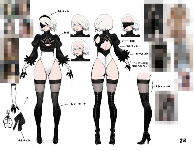 จัดว่าแจ่ม!! เผยขั้นตอนการปั้นโมเดล 2B ในเกม NieR:Automata