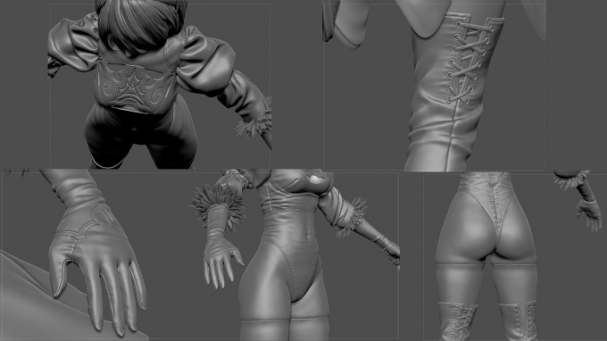 จัดว่าแจ่ม!! เผยขั้นตอนการปั้นโมเดล 2B ในเกม NieR:Automata