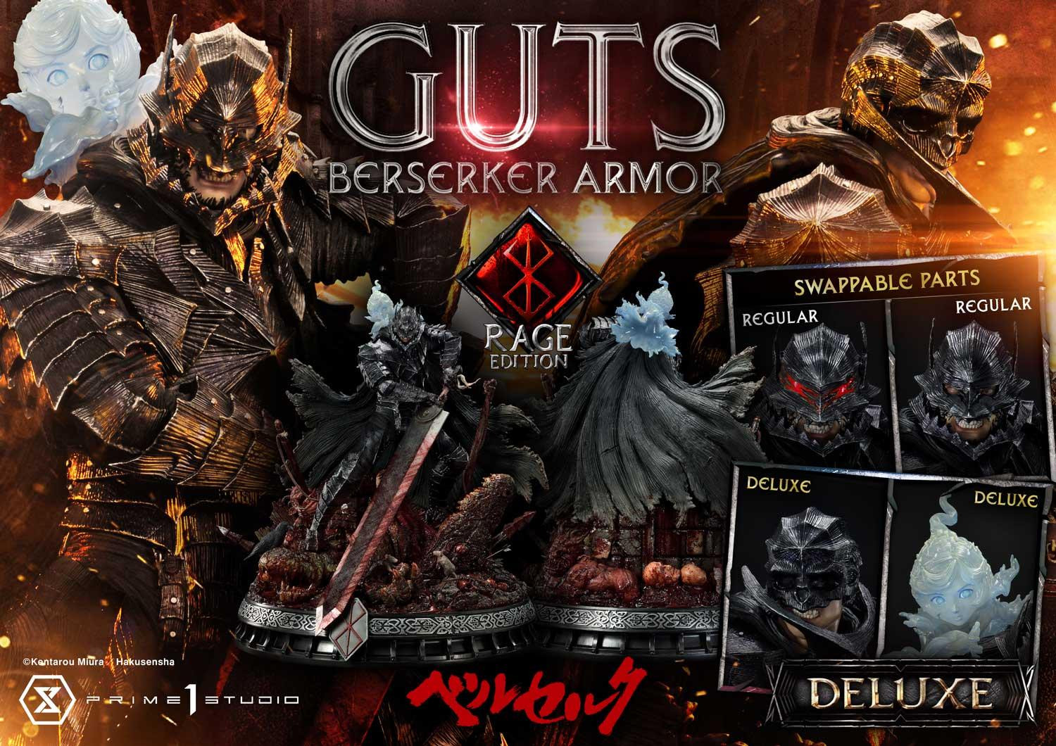 Prime1Studio เปิดจองอลังการ กับงานปั้น Berserk Guts - Berserker Armor Unleash & Rage Edition