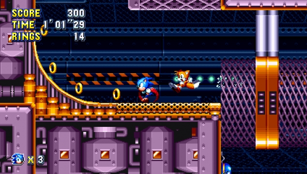 ชมเกมเพลย Flying Battery Zone Act 1 และสกรีนช็อตของเกม Sonic Mania