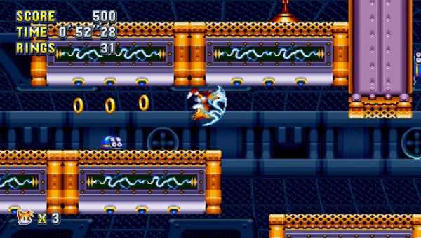 ชมเกมเพลย Flying Battery Zone Act 1 และสกรีนช็อตของเกม Sonic Mania