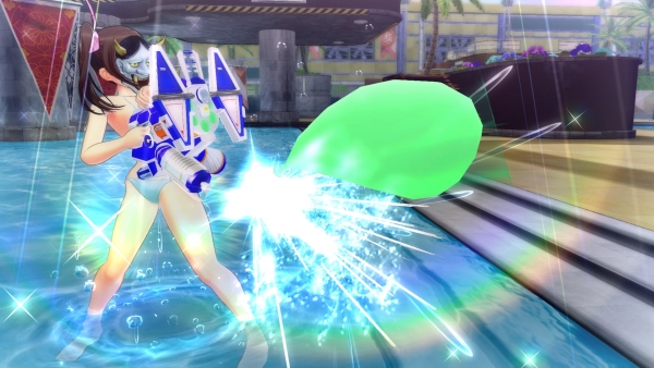 รายละเอียดสาว ๆ และปืนฉีดน้ำ 5 แบบ ในเกมส์ Senran Kagura: Peach Beach Splash