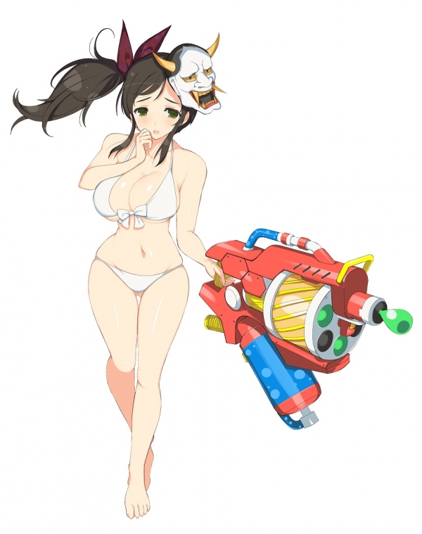 รายละเอียดสาว ๆ และปืนฉีดน้ำ 5 แบบ ในเกมส์ Senran Kagura: Peach Beach Splash