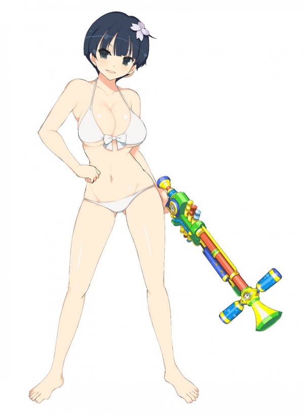 รายละเอียดสาว ๆ และปืนฉีดน้ำ 5 แบบ ในเกมส์ Senran Kagura: Peach Beach Splash