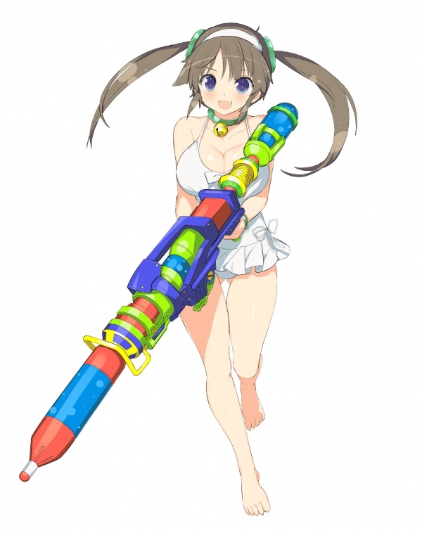 รายละเอียดสาว ๆ และปืนฉีดน้ำ 5 แบบ ในเกมส์ Senran Kagura: Peach Beach Splash