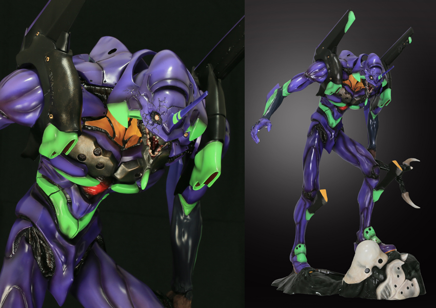แลดูโหดจริง กับงานปั้นหุ่น EVA-01 Berserk Ver ค่าย Kaiyodo