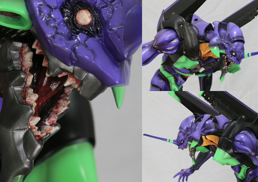 แลดูโหดจริง กับงานปั้นหุ่น EVA-01 Berserk Ver ค่าย Kaiyodo