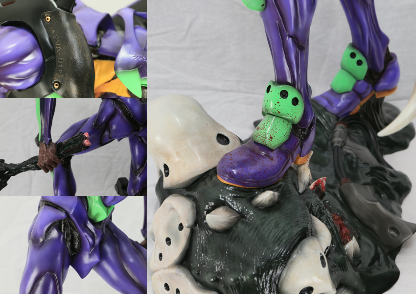 แลดูโหดจริง กับงานปั้นหุ่น EVA-01 Berserk Ver ค่าย Kaiyodo