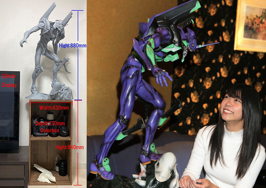 แลดูโหดจริง กับงานปั้นหุ่น EVA-01 Berserk Ver ค่าย Kaiyodo