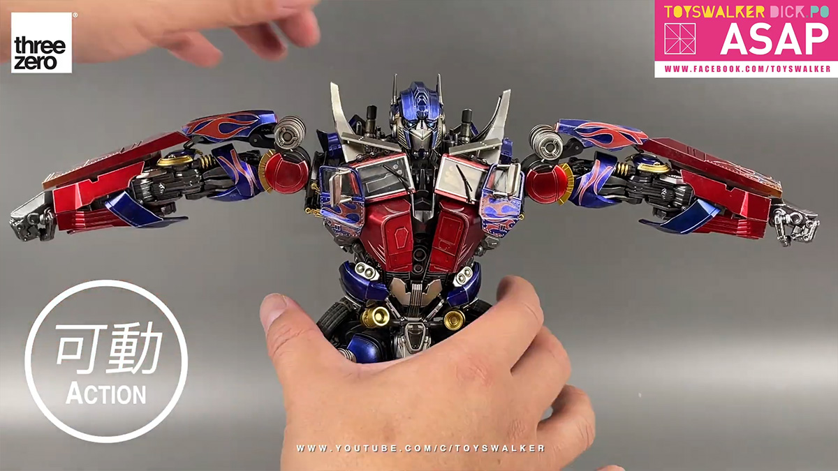 แกะกล่องรีวิว Threezero Transformers: Vengeance - DLX Optimus Prime