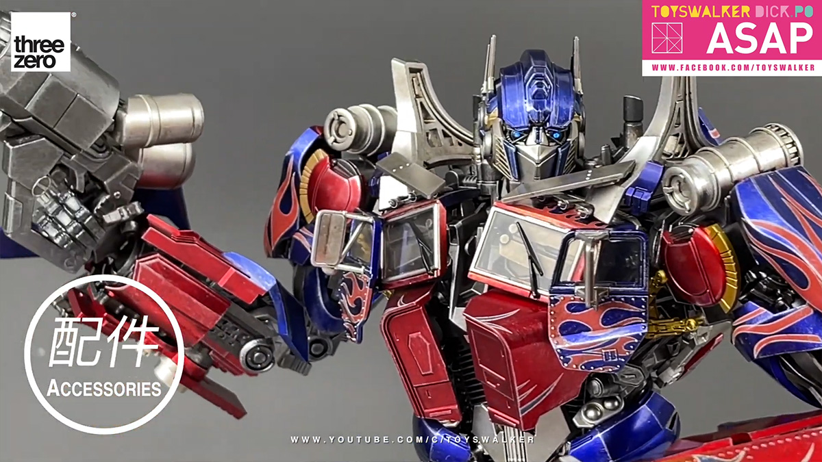 แกะกล่องรีวิว Threezero Transformers: Vengeance - DLX Optimus Prime