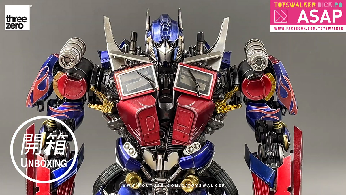 แกะกล่องรีวิว Threezero Transformers: Vengeance - DLX Optimus Prime