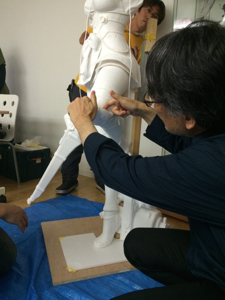 มาดูเบื้องหลังงานปั้นขนาดเท่าตัวจริงของ Mumei กันเถอะ