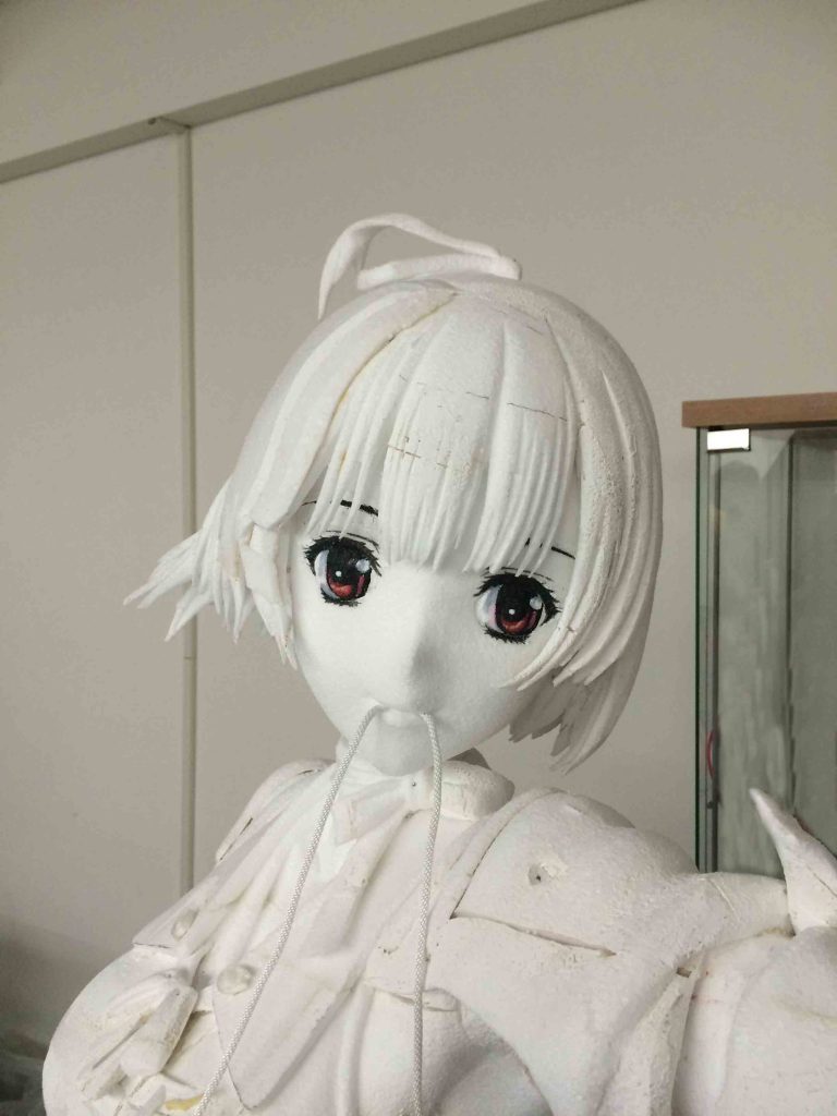 มาดูเบื้องหลังงานปั้นขนาดเท่าตัวจริงของ Mumei กันเถอะ