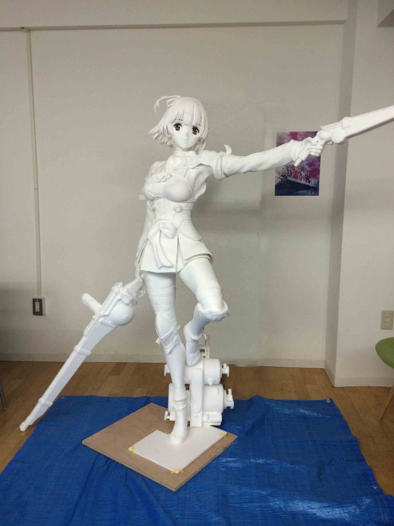 มาดูเบื้องหลังงานปั้นขนาดเท่าตัวจริงของ Mumei กันเถอะ