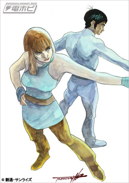 โชว์เทพ!! วาดภาพสีน้ำตัวละครจากเรื่อง A Holy Warrior Dunbine