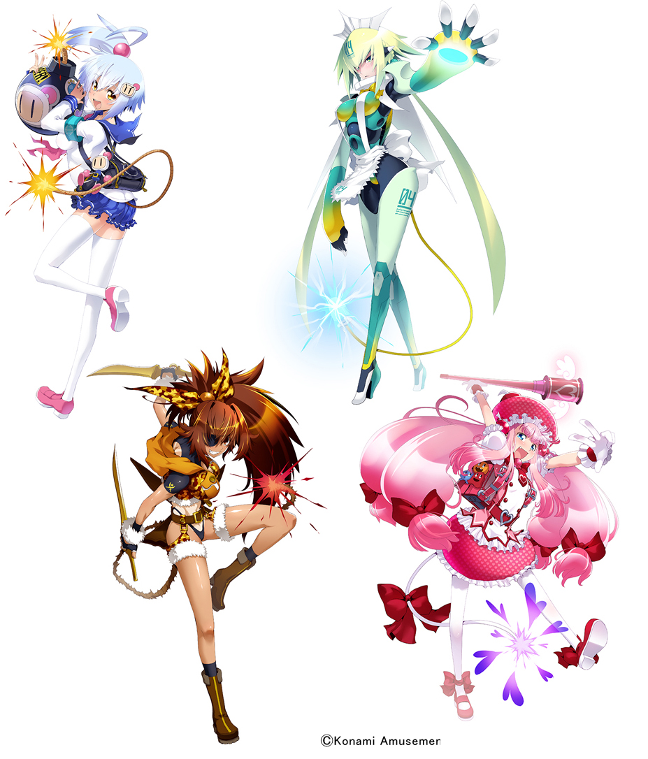 Konami ประกาศเกมส์ Bombergirl สำหรับอาเขต