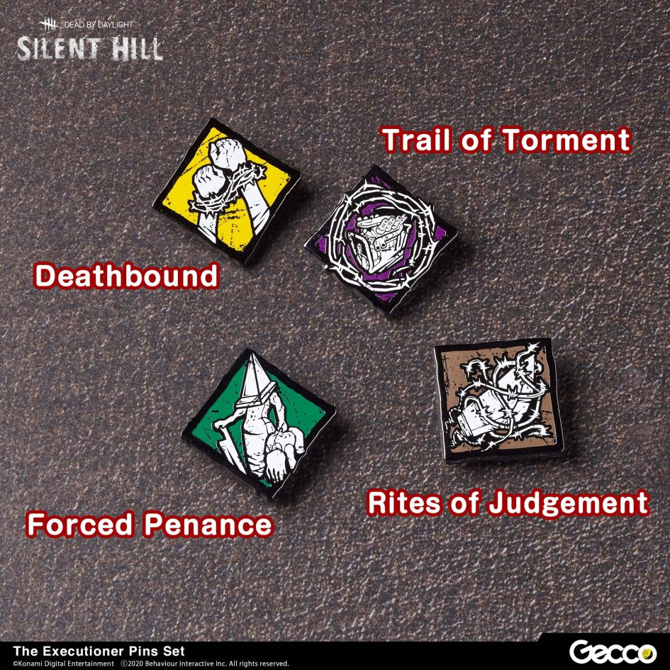 Gecco เพิ่มไลน์สินค้าใหม่กับ SILENT HILL x Dead by Daylight Pins Collection