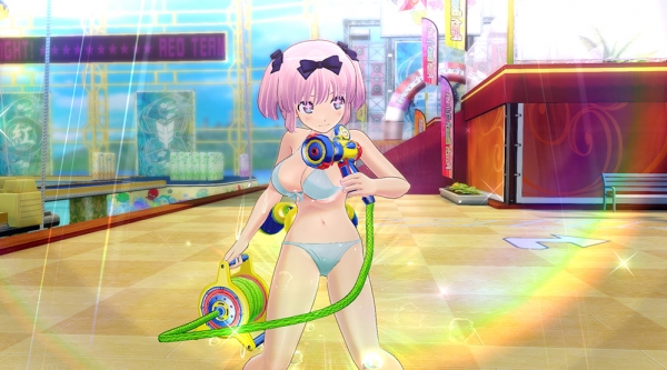 ชมเกมส์เพลย แนะนำปืนฉีดน้ำในเกมส์ Senran Kagura: Peach Beach Splash