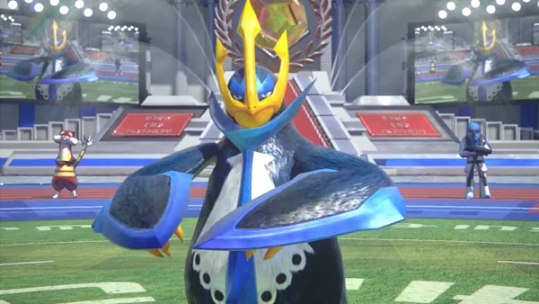 เทรลเลอร์ตัวอย่างของ Empoleon ในเกมส์อาเขต Pokken Tournament Arcade