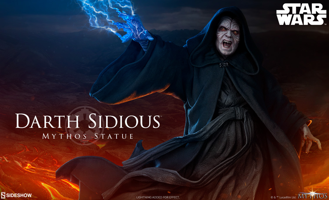 Sideshow เผยภาพงานปั้นใหม่สวย ๆ ของ Darth Sidious และ Asajj Ventress จาก Star Wars