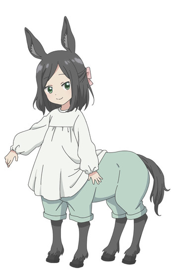 ตัวอย่างแรกของอนิเมะมอนสเตอร์สาว Centaur