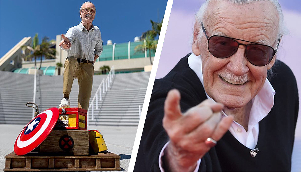 ตัวอย่างงานปั้น Stan Lee ขนาด 1/10 ค่าย Iron Studios