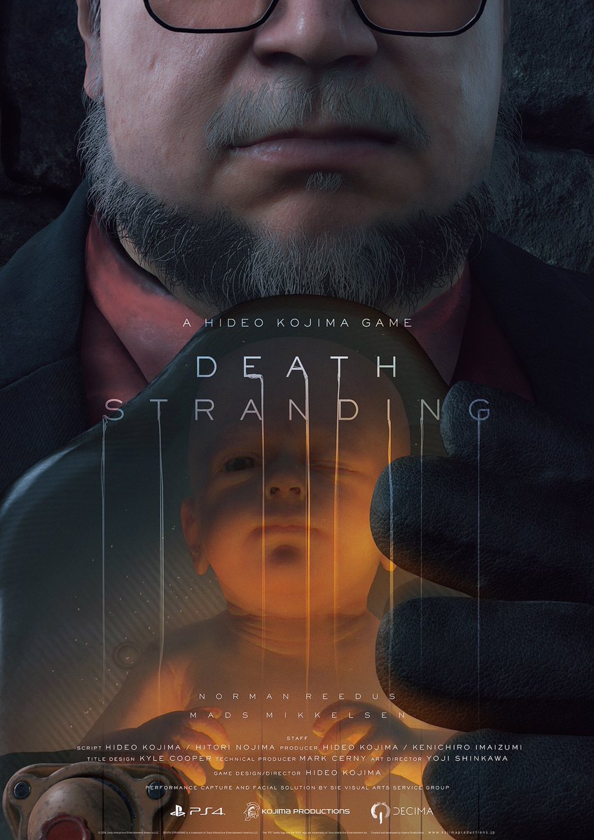 ผู้กำกับ Guillermo del Toro และ Mads Mikkensel จากฮันนิบาล ปรากฎตัวในเทรลเลอร์ใหม่ของเกมส์ Death Stranding
