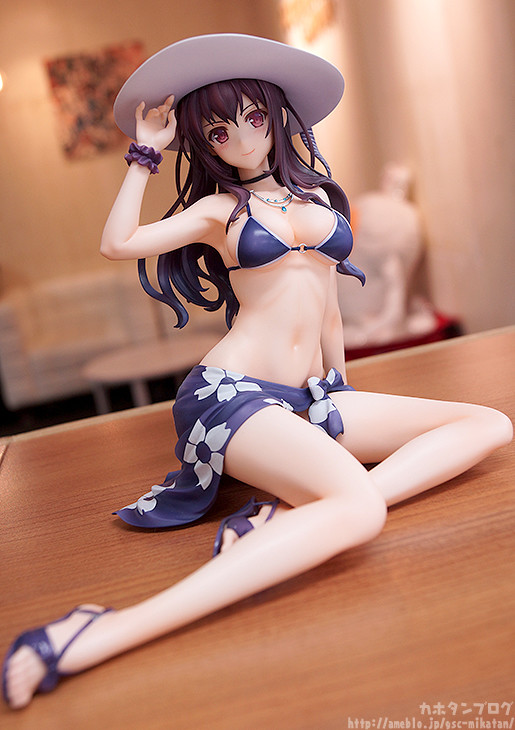 รีวิวฟิกเกอร์เซ็กซี่ของสาว Kasumigaoka ในชุดว่ายน้ำก่อนวางจำหน่ายจริง