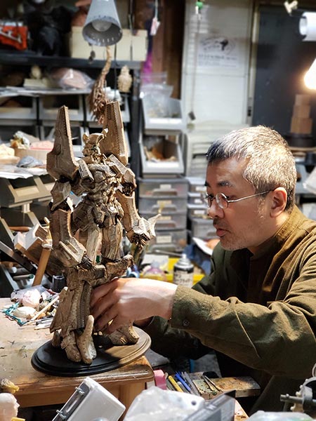 คอนเซ็ปต์การออกแบบใหม่ของหุ่น Space Runaway Ideon โดย Takeya Takayuki