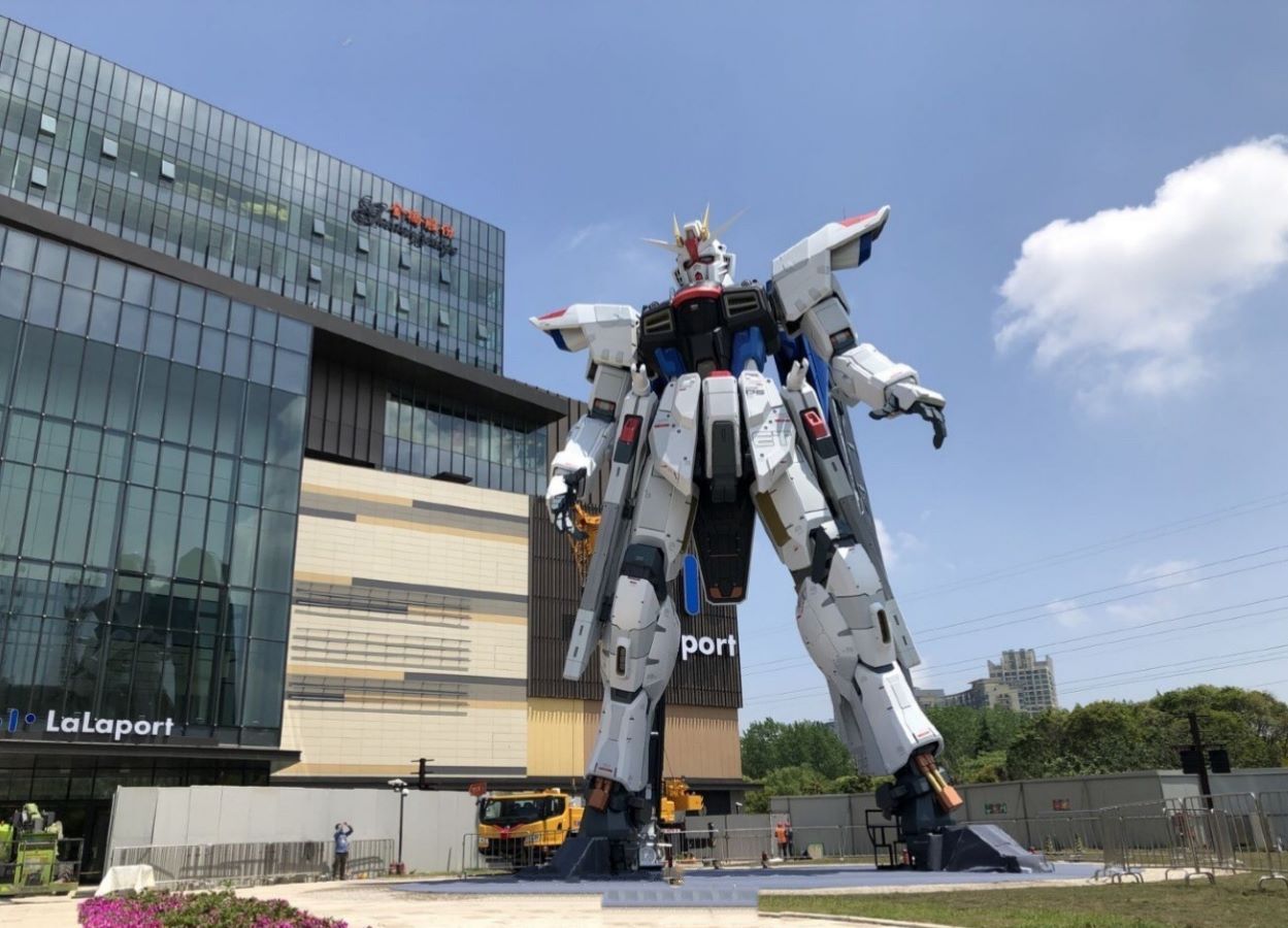 โชว์ตัวแบบเต็มรูปแบบ กับ Freedom Gundam ขนาดเท่าที่เซี่ยงไฮ