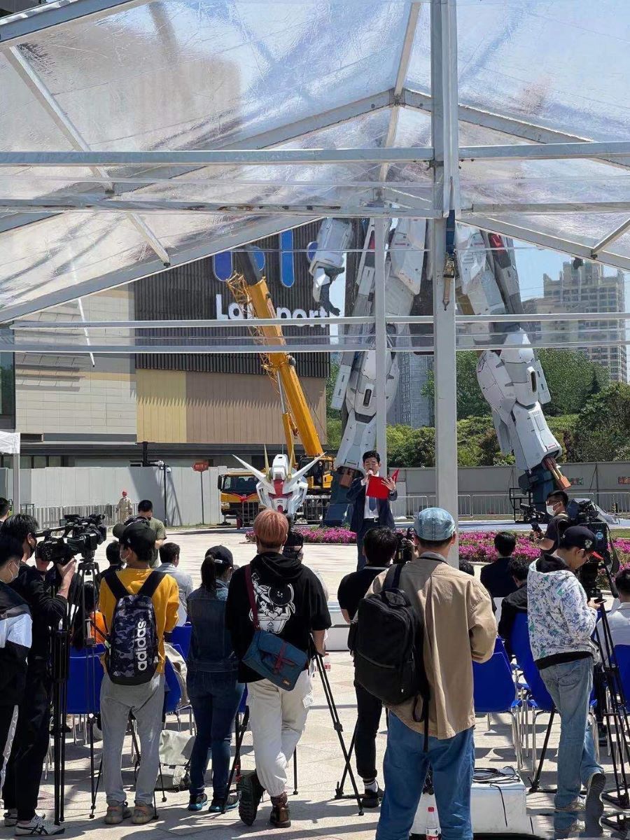 โชว์ตัวแบบเต็มรูปแบบ กับ Freedom Gundam ขนาดเท่าที่เซี่ยงไฮ