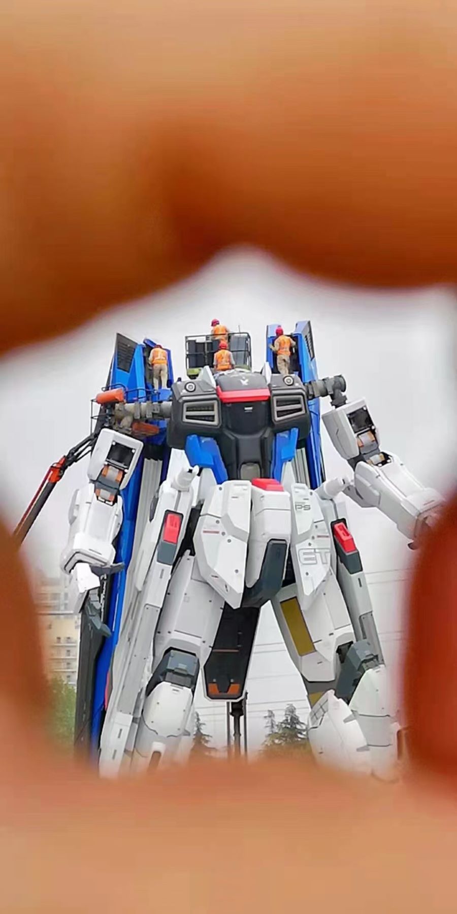 โชว์ตัวแบบเต็มรูปแบบ กับ Freedom Gundam ขนาดเท่าที่เซี่ยงไฮ