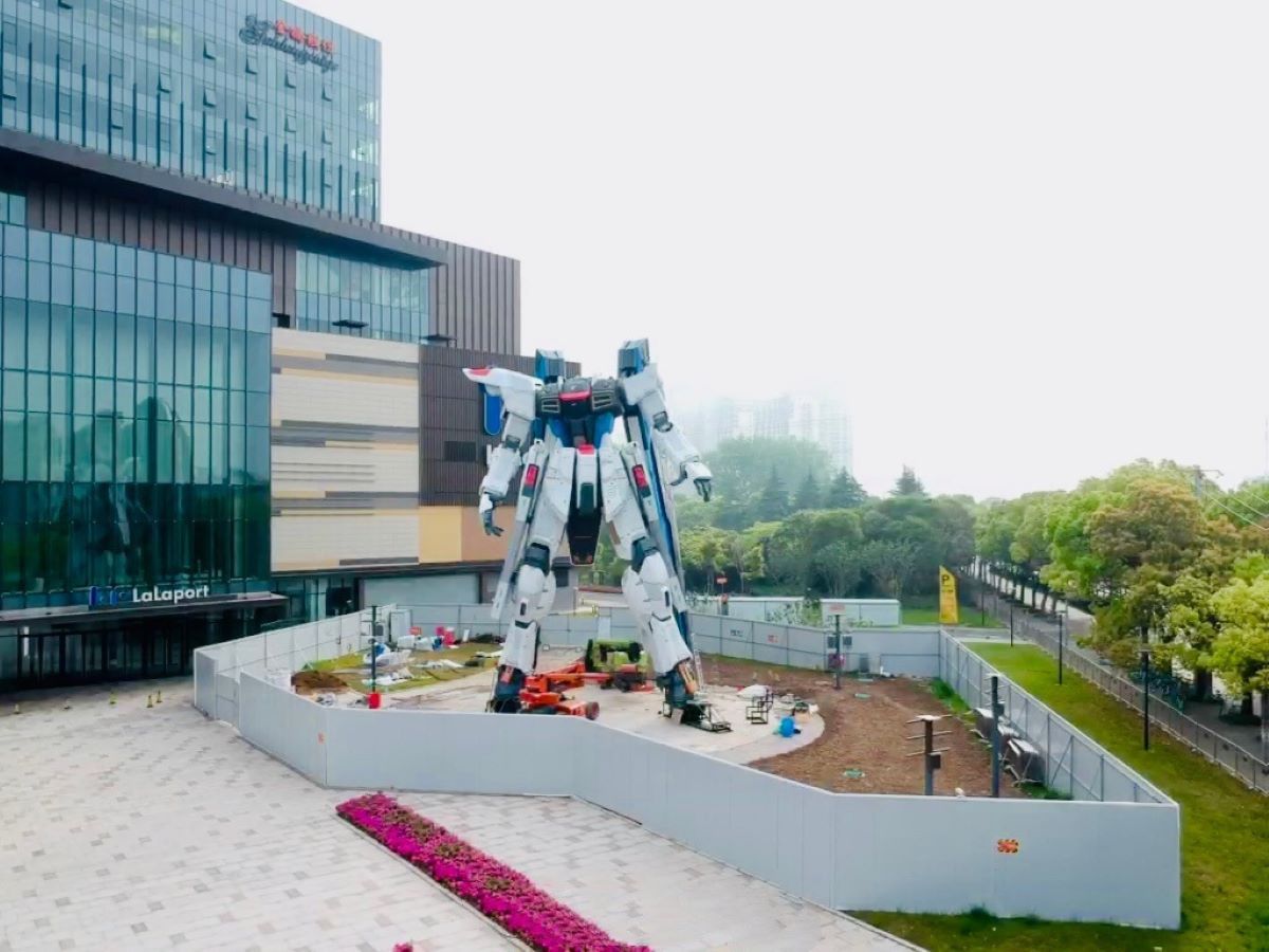 โชว์ตัวแบบเต็มรูปแบบ กับ Freedom Gundam ขนาดเท่าที่เซี่ยงไฮ