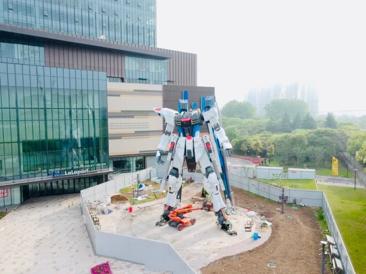 โชว์ตัวแบบเต็มรูปแบบ กับ Freedom Gundam ขนาดเท่าที่เซี่ยงไฮ