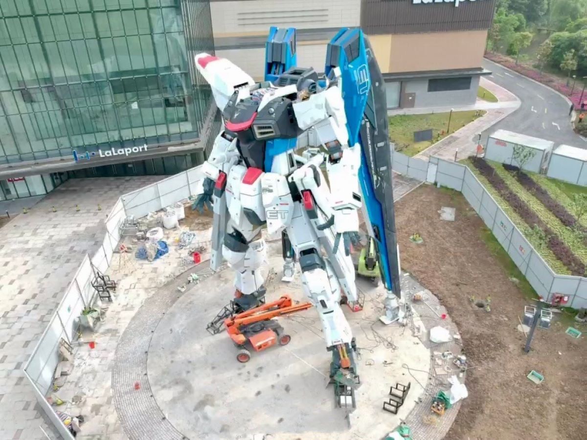 โชว์ตัวแบบเต็มรูปแบบ กับ Freedom Gundam ขนาดเท่าที่เซี่ยงไฮ