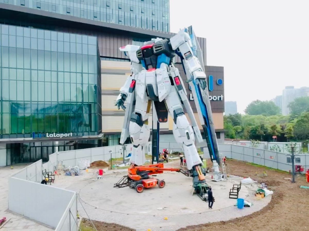 โชว์ตัวแบบเต็มรูปแบบ กับ Freedom Gundam ขนาดเท่าที่เซี่ยงไฮ