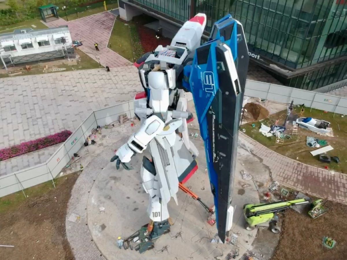 โชว์ตัวแบบเต็มรูปแบบ กับ Freedom Gundam ขนาดเท่าที่เซี่ยงไฮ