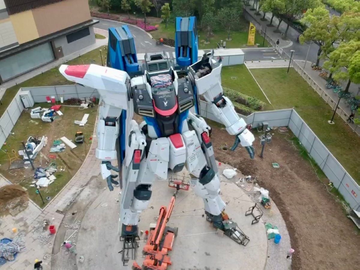 โชว์ตัวแบบเต็มรูปแบบ กับ Freedom Gundam ขนาดเท่าที่เซี่ยงไฮ