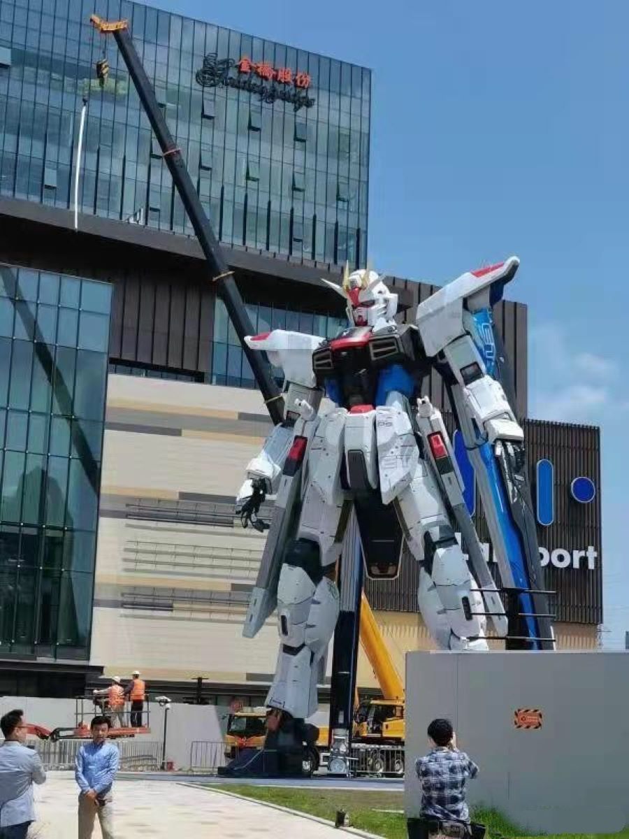 โชว์ตัวแบบเต็มรูปแบบ กับ Freedom Gundam ขนาดเท่าที่เซี่ยงไฮ